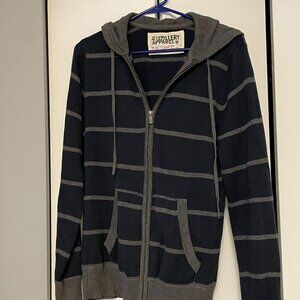 Men's striped hoodie
